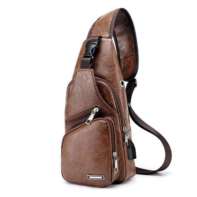 Men Chest Bag | Travel Bag | Crossbody - Premium new from BAGI USA - Just $40.95! Shop now at BAGI USA