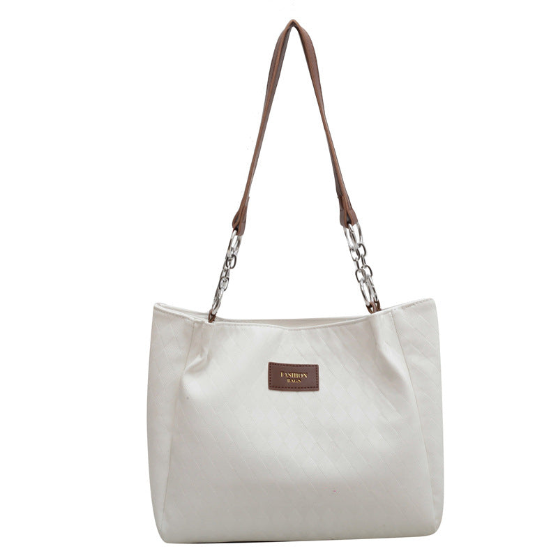 Rhombus Pattern Totes | Chain Shoulder Bag | Shopping Bags - Premium new from BAGI USA - Just $48.99! Shop now at BAGI USA