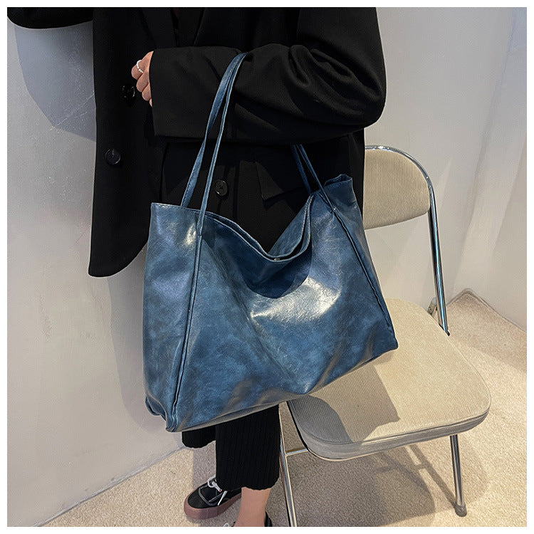 Vintage Shoulder Bags | Large Capacity Handbag | Tote Bag - Premium new from BAGI USA - Just $21.99! Shop now at BAGI USA