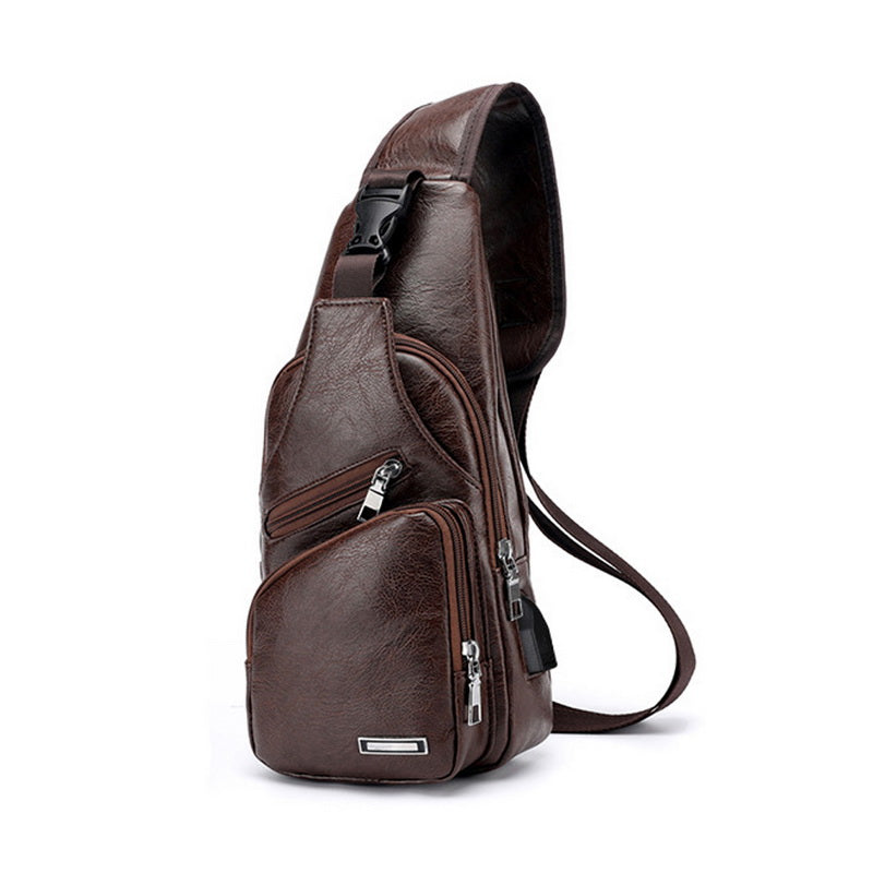 Men Chest Bag | Travel Bag | Crossbody - Premium new from BAGI USA - Just $40.95! Shop now at BAGI USA